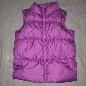Girls vest puffy old navy